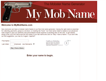 Tablet Screenshot of mymobname.com